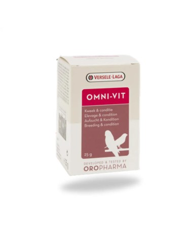 Multivitamínico OMNI VIT VERSELE LAGA para aves, 200 gr.